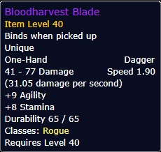 Bloodharvest Blade wow sod phase 2